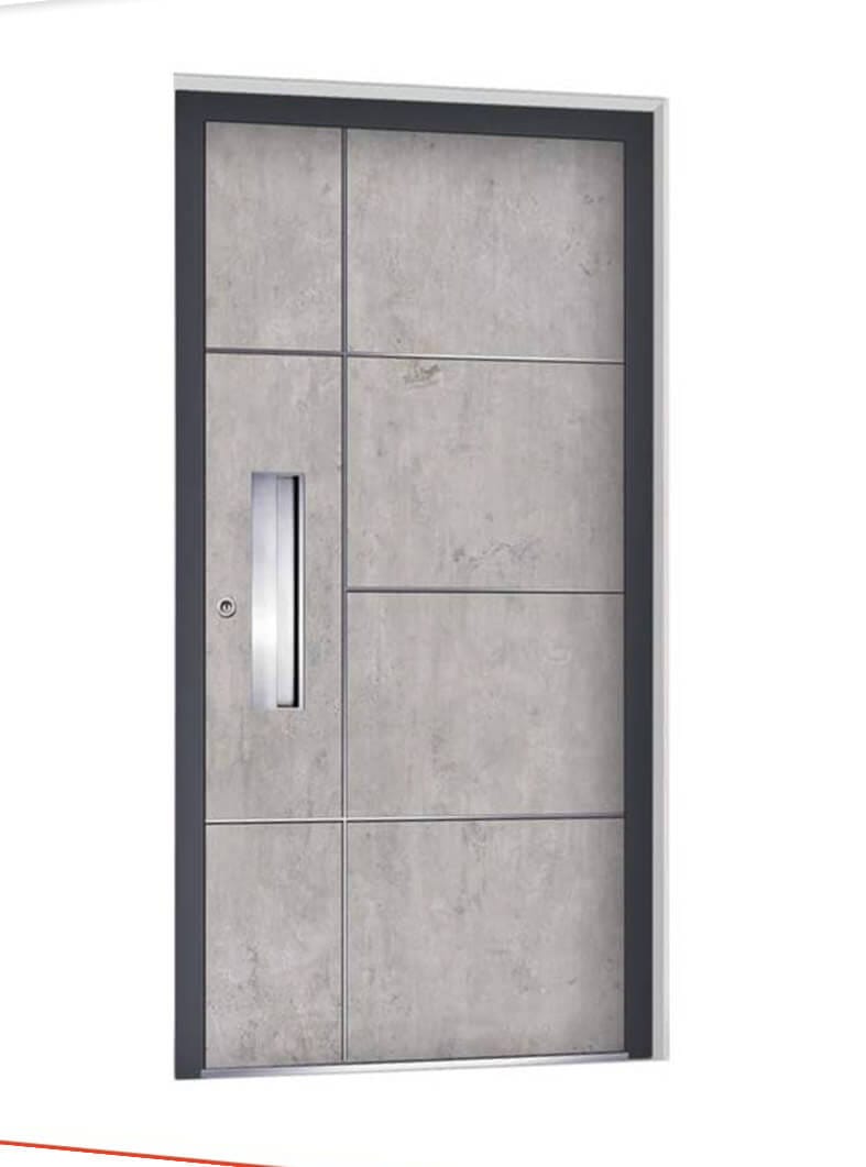 Contemporary Glass Elements for an Elegant Front Door Design